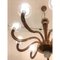 Brown Murano Glass Chandlier by Simong 5