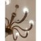 Brown Murano Glass Chandlier by Simong 6