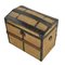 Baúl de transporte de madera con refuerzos de acero, Imagen 1