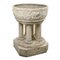Sculpted Stone Exterior Basin with Colonnade 1