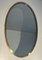Neoclassical Style Oval Brass Mirror in the style of Maison Jansen, 1940s 1