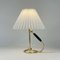 Adjustable Brass and Bakelite Wall and Table Lamp attributed to Kaare Klint, 1950s 11