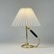 Adjustable Brass and Bakelite Wall and Table Lamp attributed to Kaare Klint, 1950s, Image 11