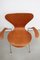 3207 Chair Armchair in Teak by Arne Jacobsen for Fritz Hansen Rar, 1979, Image 5