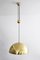Solan Pendant Light Counterweight Lamp Brass Rar by Florian Schulz, 1970s 4
