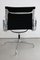 EA108 Aluchair Hopsack Nero Black Chair by Charles & Ray Eames for Vitra, Image 3