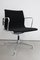 Chaise EA108 Hopsack Nero Noire en Aluchair par Charles & Ray Eames pour Vitra 1