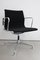 EA108 Aluchair Hopsack Nero Black Chair by Charles & Ray Eames for Vitra, Image 1