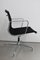 Chaise EA108 Hopsack Nero Noire en Aluchair par Charles & Ray Eames pour Vitra 2