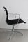 EA108 Aluchair Hopsack Nero Black Chair by Charles & Ray Eames for Vitra, Image 2