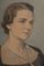 Alexis De Broca, Porträt einer Frau, 1938, Aquarell 3