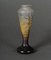 Glass Paste Vase Decorated with Tree and Bird from Muller Frères, Lunéville 2