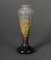 Glass Paste Vase Decorated with Tree and Bird from Muller Frères, Lunéville, Image 2