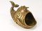 Mid-Century Sculptural Fish Ashtray in Brass by Walter Bosse, Austria, 1950s, Image 9