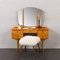 Vintage Scandinavian Dressing Table in Oak and Birch, Norway, 1970s 2