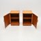 Art Deco Bedside Cabinets in Birds Eye Maple and Walnut , 1920s, Set of 2, Image 3