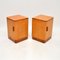Art Deco Bedside Cabinets in Birds Eye Maple and Walnut , 1920s, Set of 2, Image 5