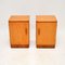 Art Deco Bedside Cabinets in Birds Eye Maple and Walnut , 1920s, Set of 2, Image 2