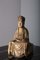 Artiste Chinois, Guanyin Bodhisattva, 16ème Siècle, Statue En Bois Polychrome 1