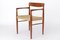 Vintage Danish Teak & Paper Cord Seat Armchair by H.W. Klein for Bramin, 1960s 1