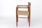 Vintage Danish Teak & Paper Cord Seat Armchair by H.W. Klein for Bramin, 1960s, Image 4