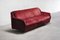 Mid-Century Italian Velvet 3-Seater Sofa, 1950s, Image 2