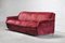 Mid-Century Italian Velvet 3-Seater Sofa, 1950s, Image 1