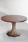 Mesa de comedor extensible redonda de madera de Carlo De Carli, Italia, años 60, Imagen 1