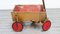 Mid-Century German Wiser Pine Tin Log Coal Decorative Cart, 1930s 5