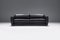 Vintage Gradual Lounge Sofa in Black Leather by Cini Boeri for Knoll 1