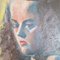 Henry Piguenet, Ritratto Art Deco di Damisela, anni '40, Guazzo e pastello su carta, Immagine 8