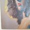 Henry Piguenet, Ritratto Art Deco di Damisela, anni '40, Guazzo e pastello su carta, Immagine 13