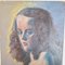 Henry Piguenet, Ritratto Art Deco di Damisela, anni '40, Guazzo e pastello su carta, Immagine 7