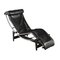 Italian LC4 Chaise Lounge in Leather from Cassina, 1980s, Image 1