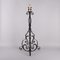Vintage Candlestick in Wrought Iron 1