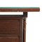 Vintage Writing Desk in Exotic Wood, 1950s, Image 5