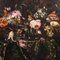 Künstler der neapolitanischen Schule, Stillleben mit Blumen und Vögeln, 17. Jh., Öl auf Leinwand 5