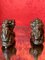 Ming Dynasty Style Foo Lions in Smoky Quartz on Base, 1800s, Set of 2 10