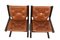 Scandinavian Leather Office Armchairs, Norway, 1960s, Set of 2 2