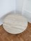 Travertine Circular Table with Wooden Chairs, Set of 7 5