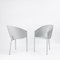 Costes Alluminio Chairs by Philippe Starck for Driade, 1988, Set of 2 2