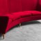Curvy Sofa Red Velvet by Ico & Luisa Parisi, 1950s 5