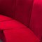 Curvy Sofa Red Velvet by Ico & Luisa Parisi, 1950s 12