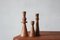 Scandinavian Wooden Candleholders, Set of 3, Image 1