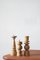 Scandinavian Wooden Candleholders, Set of 3, Image 2