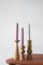 Scandinavian Wooden Candleholders, Set of 3, Image 4