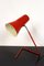 Lampada da tavolo rossa di Josef Hurka per Drupol, anni '60, Immagine 1