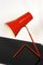 Lampe de Bureau Rouge par Josef Hurka pour Drupol, 1960s 2