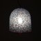 Lámpara de suspensión de cristal de Murano serie Neverrino Di Gae Aulenti atribuida a Gae Aulenti para Vistosi, Italia, años 70, Imagen 11