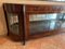 Large Sideboard in Walnut, Glass and Brass, 1890s 7